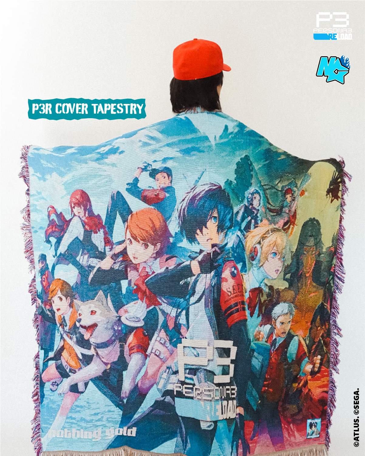 P3R Poster Woven Blanket